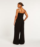 ASPEN ULTRA WIDE LEG JUMPSUIT ZWART JOSH V