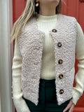 GILET MONA TEDDY BEIGE