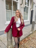 BLAZER LOUÉ BORDEAUX MET STEENTJE