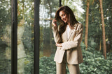 BLAZER NADIA BEIGE LINNEN LOOK LOFTY MANNER