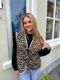 GILET ESMEE PANTER STRIKJES