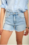 SHORT LEAH DENIM BLAUW