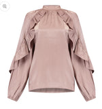 BLOUSE ELLA SHINY NUDE STUDIO AMAYA