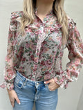 BLOUSE STELLA BLOEMENPRINT ROZE