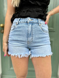 SHORT LEAH DENIM BLAUW