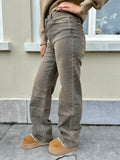 JEANS CHLOE WIDELEG MET BRUINE WASSING