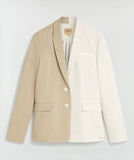 BLAZER SUUS TWEEKLEURIG ECRU BEIGE JOSH V