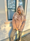 FAUX FUR JAS IVY TAUPE