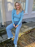 JEANS MEDINA WIDELEG BLAUW