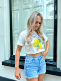 T-SHIRT CROPPED SICILY LEMON