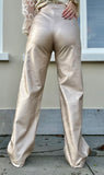 BROEK ROSY CHAMPAGNE METALLIC