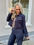 JASJE CHARLIE DONKERBLAUW DENIMLOOK