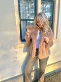 FAUX FUR JAS IVY TAUPE