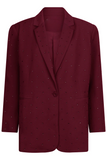 BLAZER LOUÉ BORDEAUX MET STEENTJE