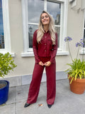 PANTALON LICIA BORDEAUX ROOD STUDIO AMAYA