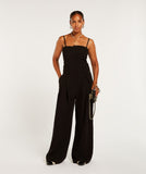 ASPEN ULTRA WIDE LEG JUMPSUIT ZWART JOSH V