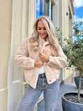 FAUX FUR JAS LINA BEIGE