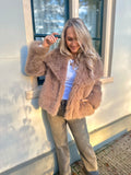 FAUX FUR JAS IVY TAUPE