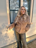 FAUX FUR JAS IVY TAUPE