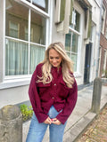 BOMBER TEDDY BORDEAUX ROOD