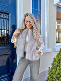 GILET RENA FAUX FUR BEIGE