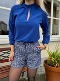 SHORT JILES PRINT BLAUW LOFTY MANNER