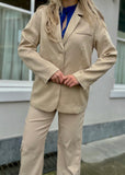 BLAZER NADIA BEIGE LINNEN LOOK LOFTY MANNER