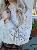 BLOUSE LIVIA BRODERIE BEIGE