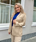 BLAZER NADIA BEIGE LINNEN LOOK LOFTY MANNER