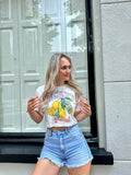 T-SHIRT CROPPED SICILY LEMON