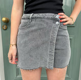 SKORT NIL DENIM GRIJS