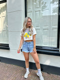 T-SHIRT CROPPED SICILY LEMON