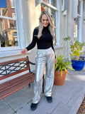 BROEK TYRA ZILVER REFINED