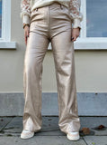 BROEK ROSY CHAMPAGNE METALLIC