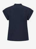 T-SHIRT ERIGLI DONKERBLAUW NIKKIE