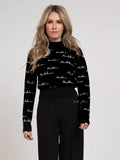 SWEATER ELLERBY ZWART WIT NIKKIE