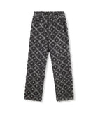 BROEK HANNAH ZWART GRIJS MET STERREN REFINED