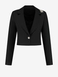 BLAZER EMPORIA CROPPED MET GLITTER STRIK NIKKIE