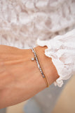 ARMBAND DUBBEL MET KRAALTJES EN STRASS MY JEWELLERY