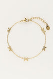 ARMBAND MET MINI STRIKJES GOUD MY-JEWELLERY