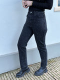 JEANS KATE GLITTER STEENTJES ZWART